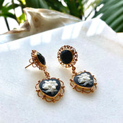 Bouquet Cameo Earrings (MME-307)