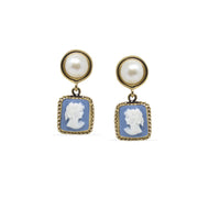 The Beloved Sky Blue Earrings (CJE-475)