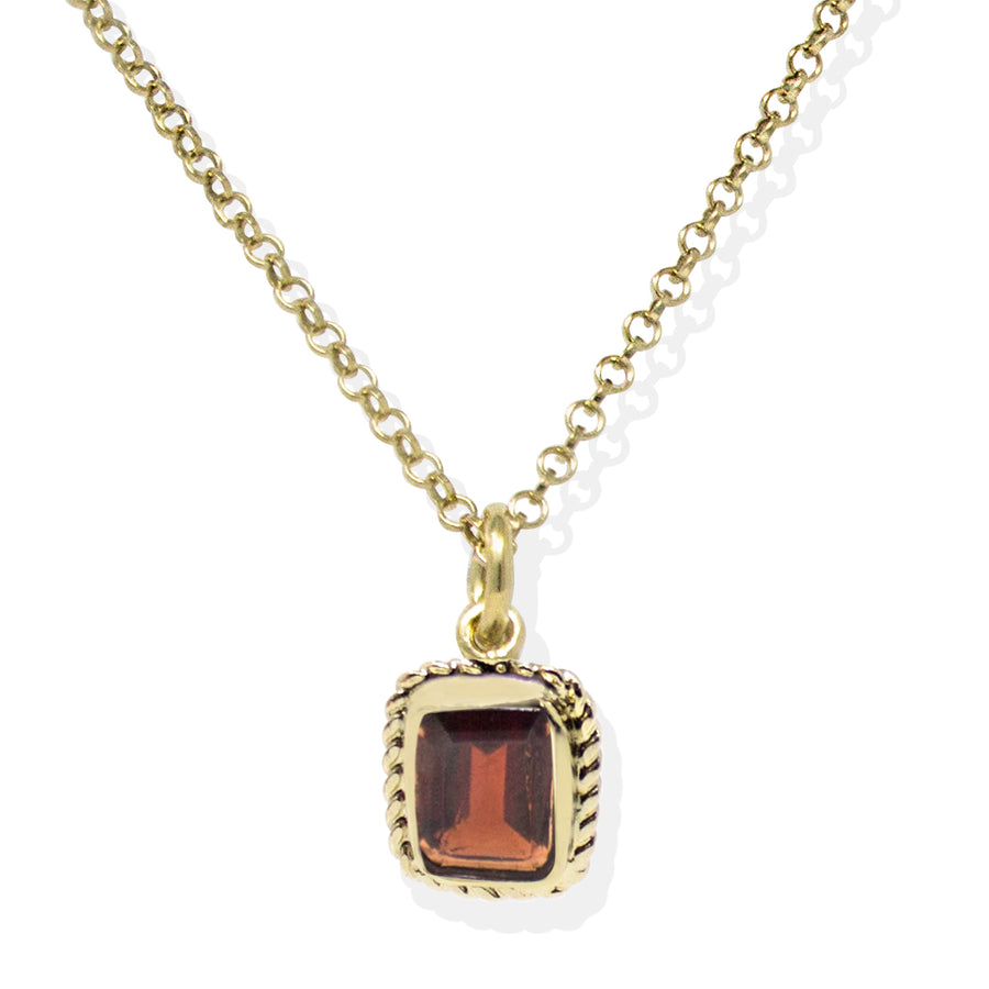 Luccichio Garnet Necklace (L21-N223)